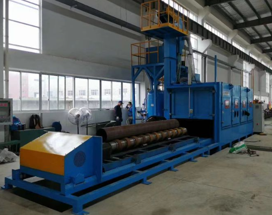 喀什喷砂机在管道除锈中的现场施工应用